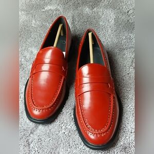 "New Never Worn" SARTO By Franco Sarto Vibrant Red Women's Slip-Ons